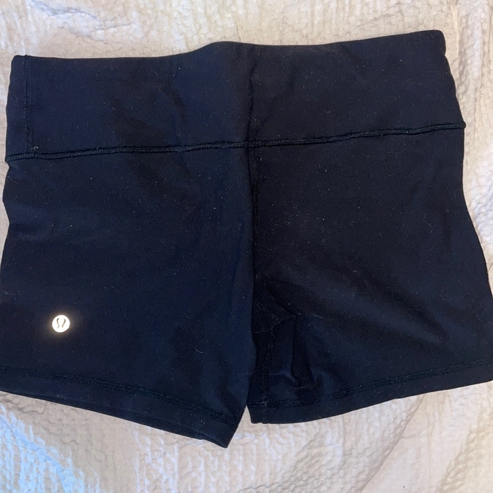 Black Yoga Lululemon Shorts